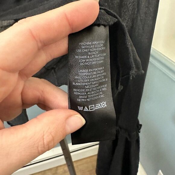 Urban Outfitters Semi Sheer Ruffle Trim Bell Sleeve Cropped Cardigan Shrug Size - Picture 3 of 5